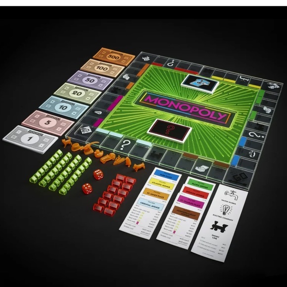 Monopoly Neon Pop Board Game - Picture 5 of 5